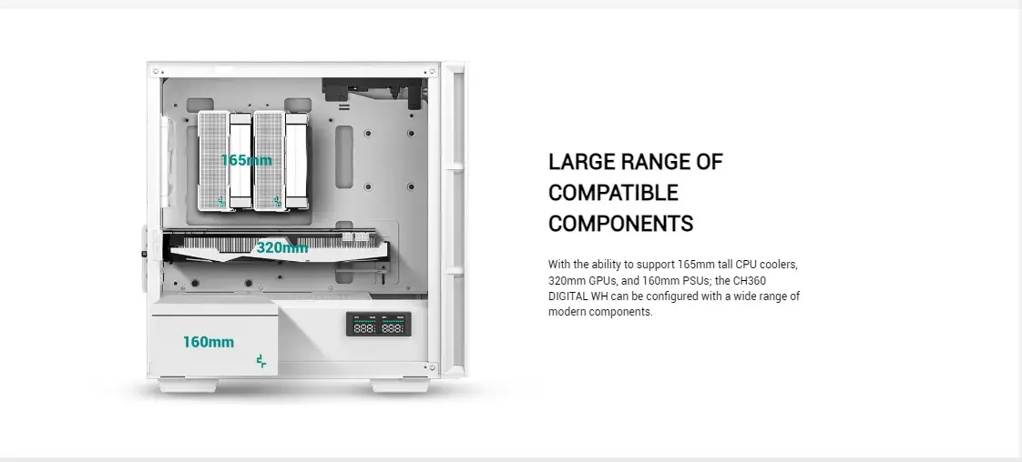 Deepcool CH360 Digital WH